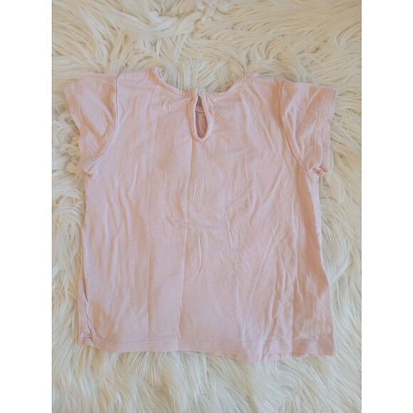 Mud Pie TWO cute pink tee - Picture 2 of 3